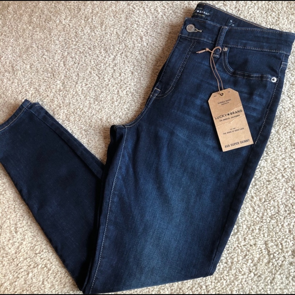 NWT Lucky Brand Ava Super Skinny Jeans Size 12/31